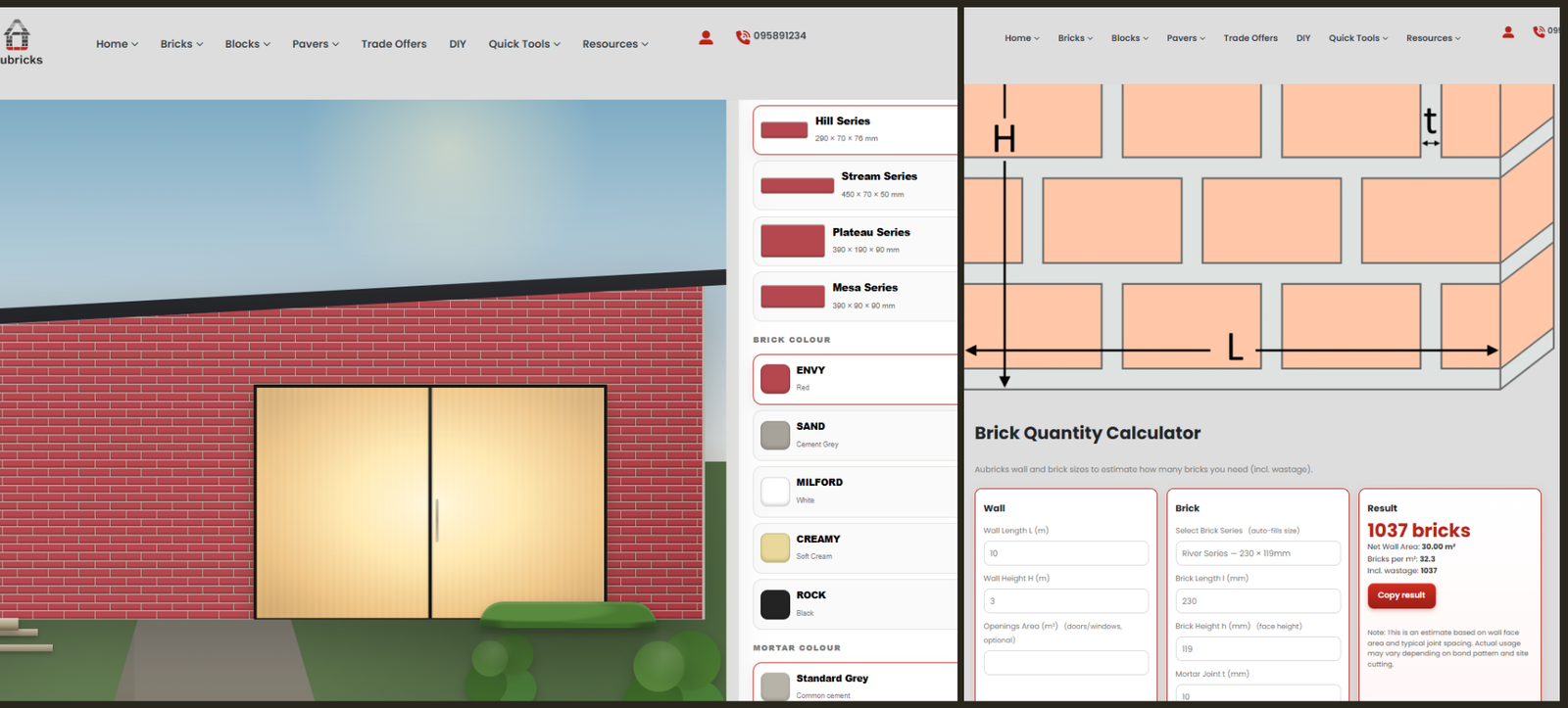 Brick and Paver Calculators